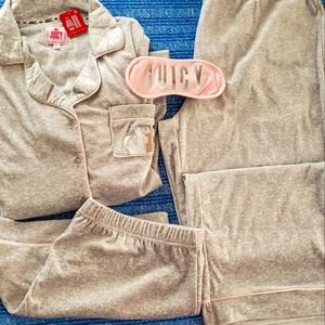 Juicy womens 4 piece sleep set